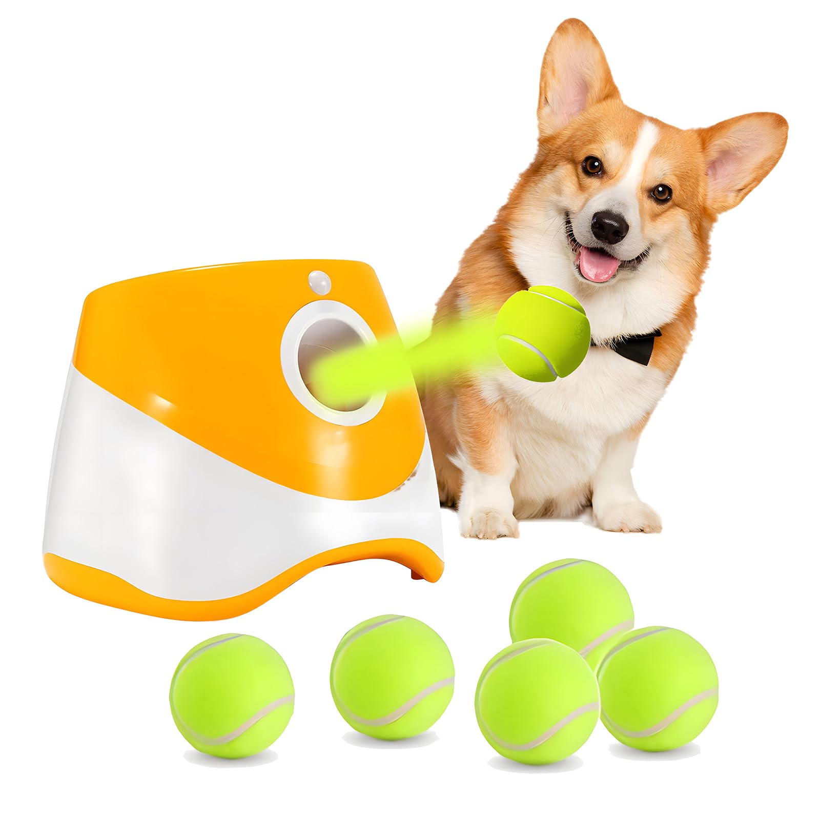Catapult Launcher Toy - Lanceur de balles interactif pour chien,