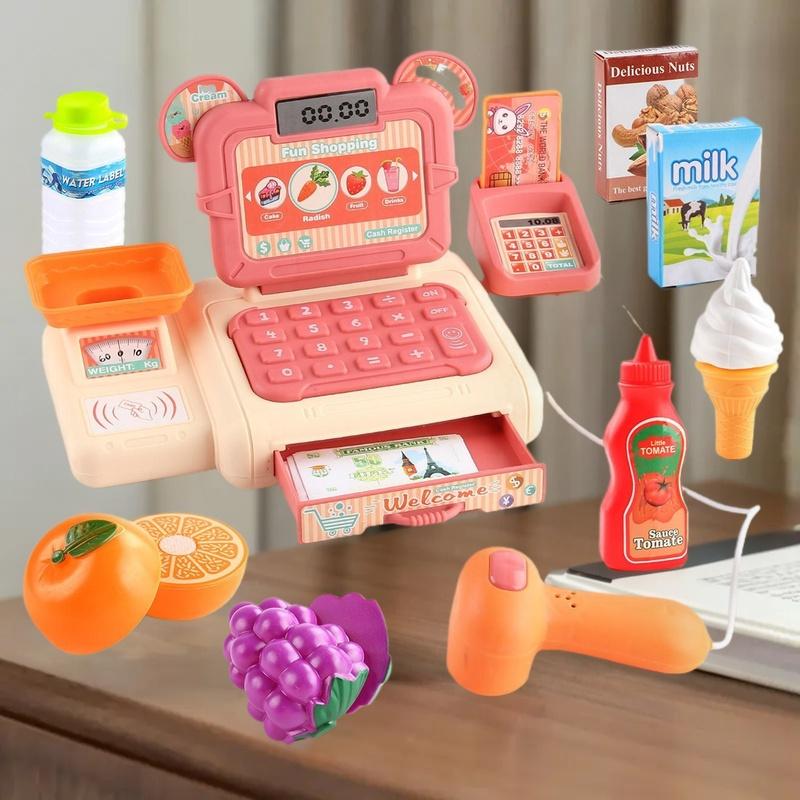 Toy Cash Register - Ensemble de jouets de caisse d'achat