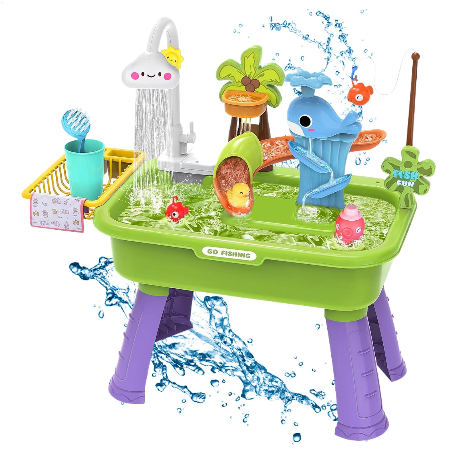 Kids Toys Kitchen Set - Évier de jeu électrique pour enfants