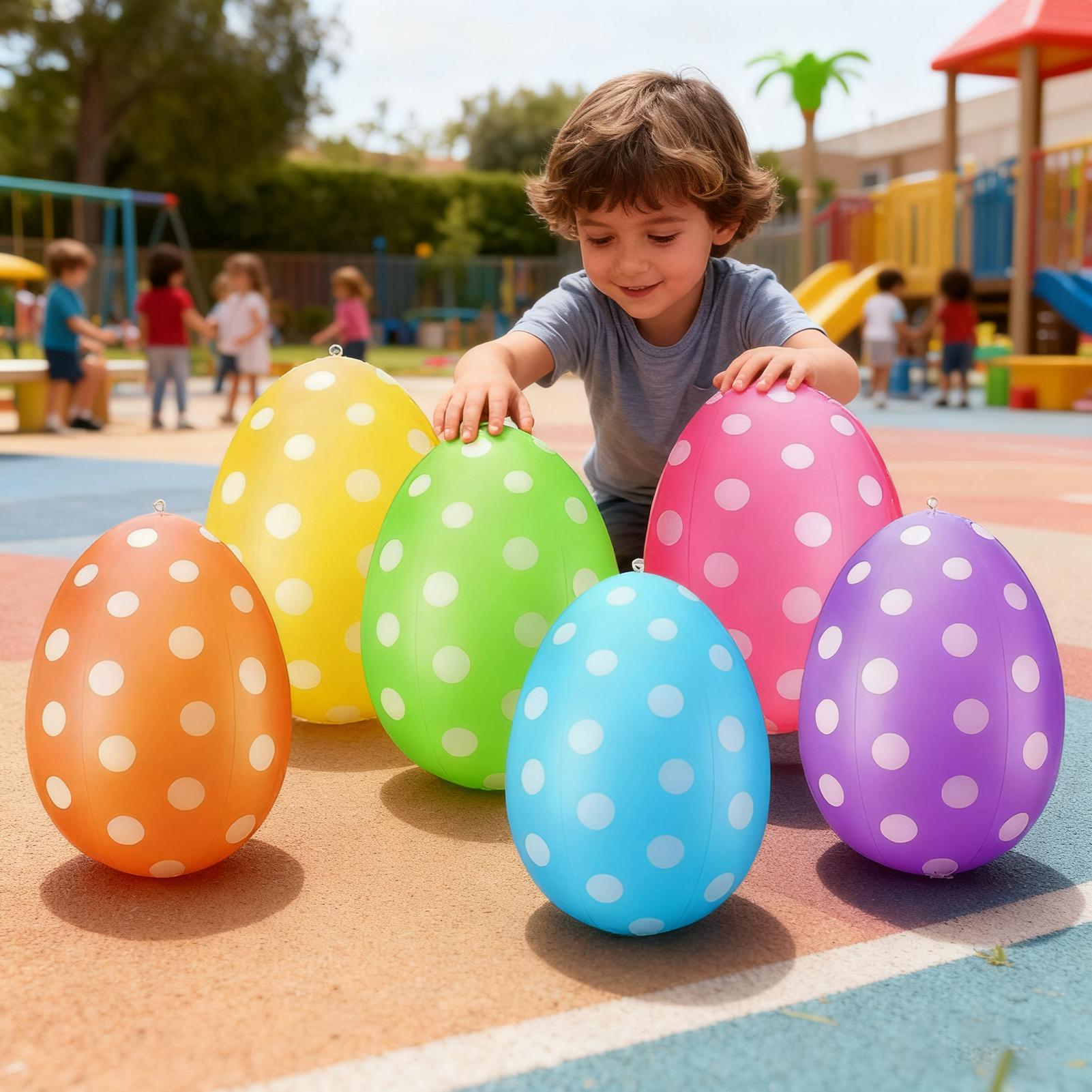 Oeufs de pâques gonflables 6 p - Kids Yard Toys avis et prix