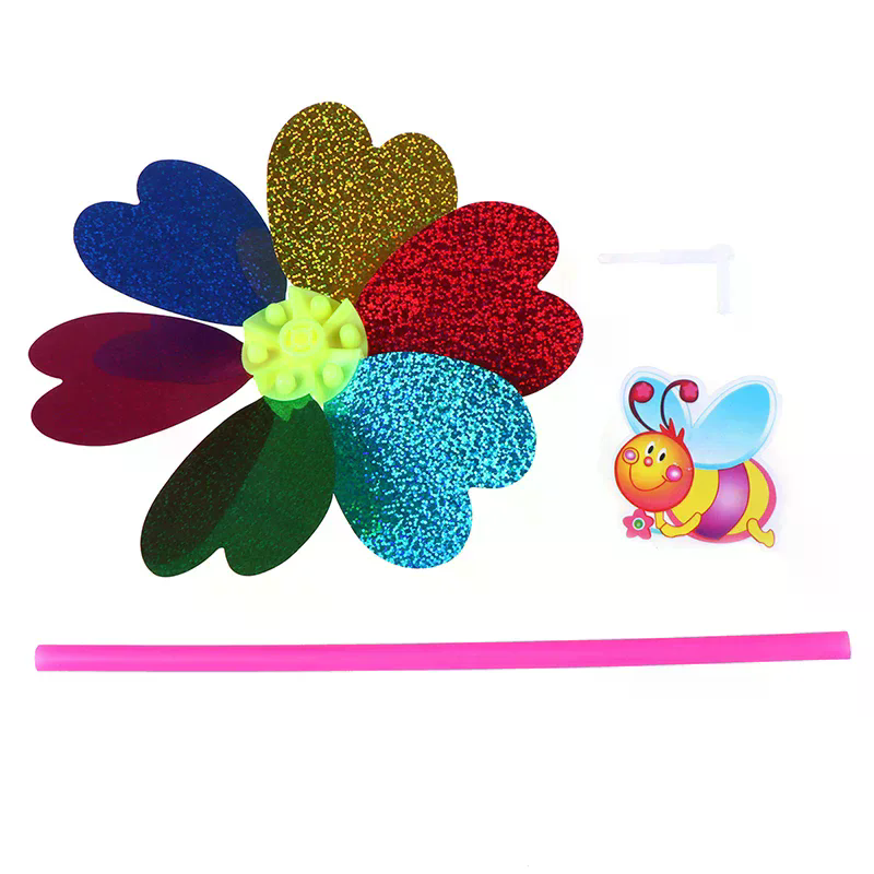 Moulin à vent coloré à paillet - Kids Yard Toys avis et prix